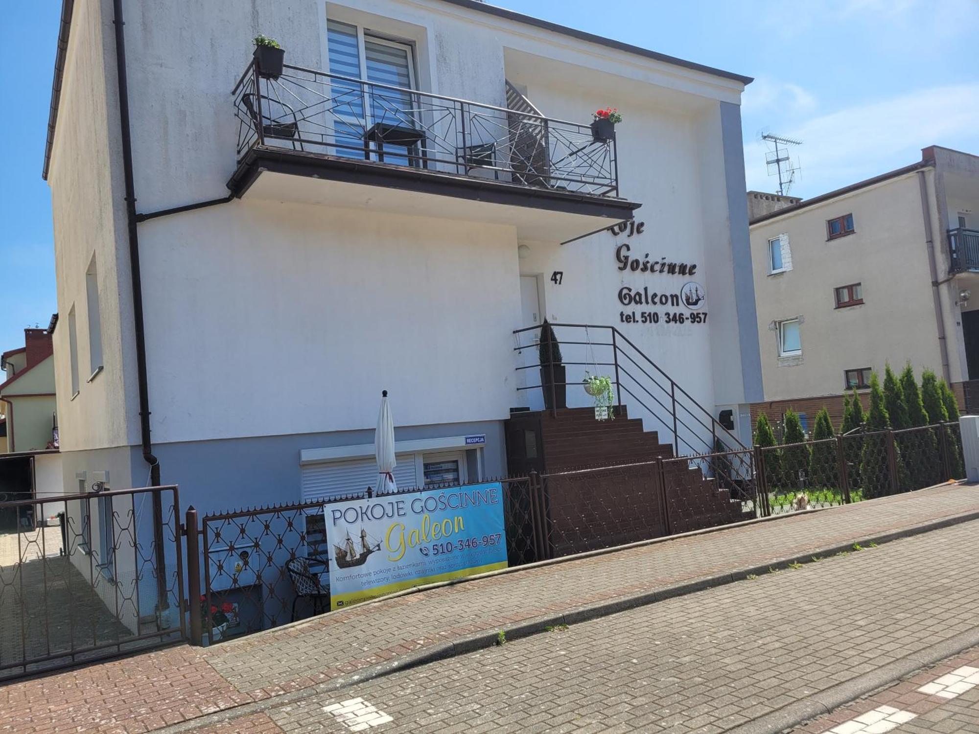 Pokoje Goscinne Galeon W Darlowku Ujście-Darłowskie Exterior foto